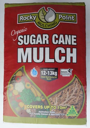 Sugar Cane Mulch Compressed - 12kg bag