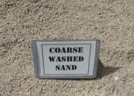 Coarse Washed Sand - 20ltr bag