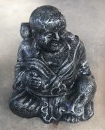 Monk - Sitting - Smiling