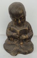 Monk - Sitting - reading book