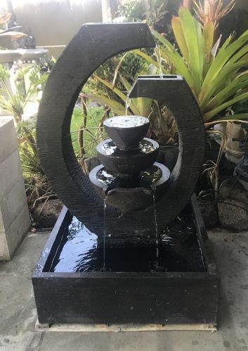 Three bowl water feature