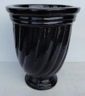Swirl Water Jar - Shiny Black ROS