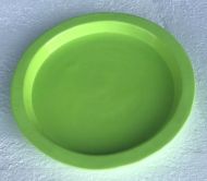 Saucer - Round - Lime Green